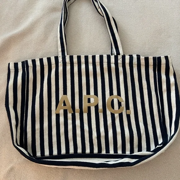 APC striped tote bag - Picture 1 of 5